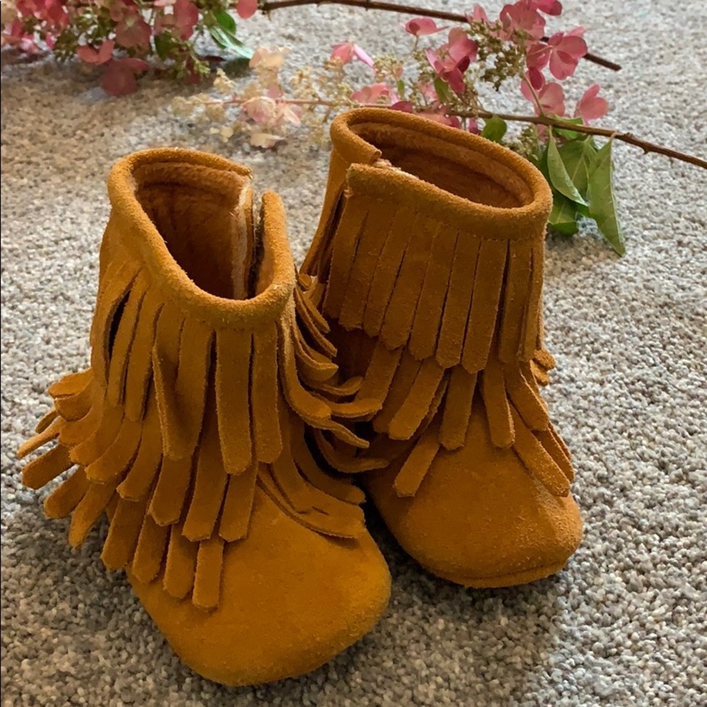 6-12M genuine leather boots